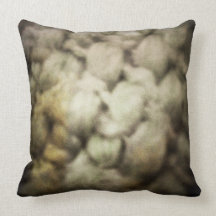 Modernes Strickthrow-Kissen