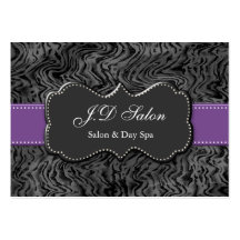 modische Salon businesscards Visitenkartenvorlage