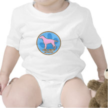 Modischen gelockten überzogenen Retriever-Babys Body