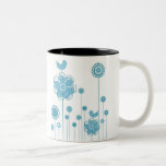 Modischer Blumenbecher-Entwurf Tasse