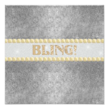 Modisches Bling! Entwurf Fotodruck