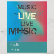 Modisches LiveMusic>Flyer