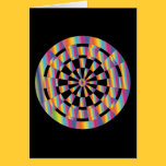 Modschillernder Dartboard karten