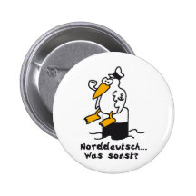 Moewe am Hafen 3c norddeutsch Buttons