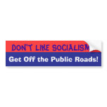 Mögen Sie nicht Sozialismus-Autoaufkleber autoaufkleber