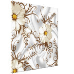 Mohnblumen auf Satin ausgedehntem Leinwand-Druck Gespannter Galerie Druck