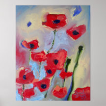 Mohnblumen Posterdruck
