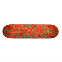 Mohnblumen Skateboard Deck
