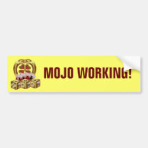 Mojo schnelles Glück Mojo Workin! Auto Sticker