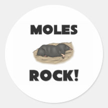 Mole-Felsen Runde Aufkleber