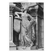 Moliere Brunnen, ernste Komödie, 1844 Karte
