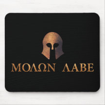 Molon Labe (gekommen und erhalten Sie es) Mauspads