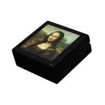 Mona Lisa durch Leonardo da Vinci Vintage Renaissa Geschenkboxen