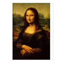 Mona Lisa - Leonardo da Vinci Postkarten