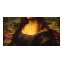 Mona Lisa Photo Karten Vorlage