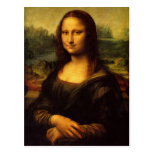 Mona Lisa Postkarte