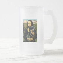 Mona Lisa - Rottweiler (#3) Kaffee Tasse