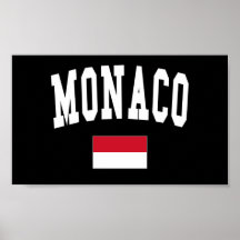 Monaco-Uni-Art Poster