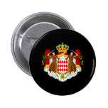 Monaco-Wappen Buttons