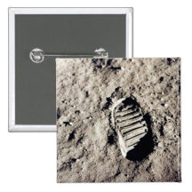 "Mond-Abdruck" Knopf Anstecknadelbuttons