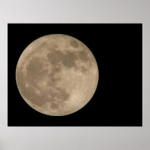 Mond-Druck-Astronomie-Mondvollmond-Plakat