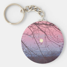 Mond hinter Bäumen Schlüsselband