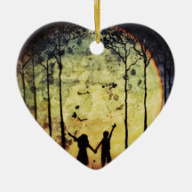 Mond-Kinder Weihnachtsornament