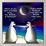 MOND ODER RUSSLAND? PLAKAT