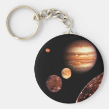 Mond-Raum-u. Astronomie-Geschenke Jupiters galiläi Schlüsselbänder