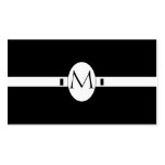 Mondern Monogramm 444 Visitenkartenvorlagen