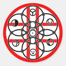 Mondmarkierung Sticker