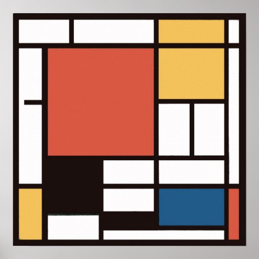 Mondrian 2 plakatdrucke