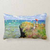 Monet - Klippen-Spitzen-Weg bei Pourville kissen