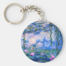 Monet Wasser-Lilien-Schlüsselkette Schlüsselanhänger