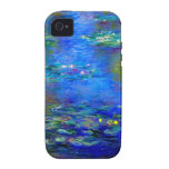 Monet Wasser-Lilien v4 Case-Mate iPhone 4 Hüllen