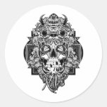 Mongo-Schädel Stickers