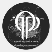 Monogramm-Aufkleber
