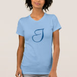 Monogramm-Buchstabe I Shirt