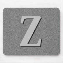 Monogramm-Buchstabe Z Mauspads