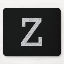 Monogramm-Buchstabe Z Mauspads
