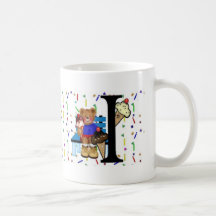 Monogramm, ", das ich" überfalle teetasse