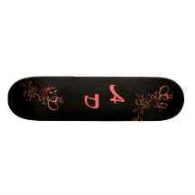 Monogramm Fleur Skateboard - personifizieren Sie I Skateboarddeck