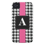 Monogramm-Hahnentrittmuster Case-Mate iPhone 4 Hüllen