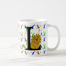 Monogramm "L" Becher Tassen
