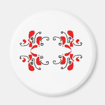 Monogramm-Rahmen Kühlschrankmagnete