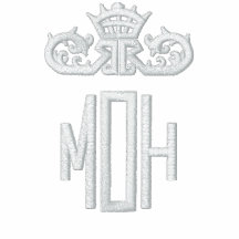 Monogramm-Trauzeugin gesticktes Hemd