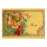 MONOGRAMM-UAWG-Gold DER STORCH-BABY-DUSCHEN-2 meta Personalisierte Einladungen