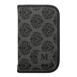 Monogramm-viktorianisches dekoratives Planer-Folio