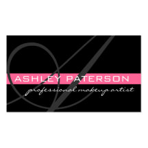 Monogramm-Visitenkarten