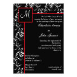 Monogrammhochzeit Einladung
